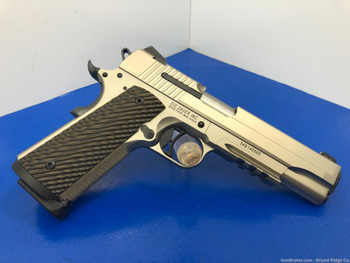 Sig Sauer 1911 .45 Acp Nickel 5" *GORGEOUS NICKEL ACCESSORY RAIL MODEL*