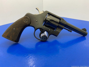 1950 Colt Official Police .38 Special Blue 4" *AWESOME POST-WAR REVOLVER*