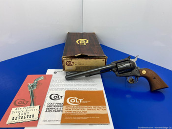 1981 Colt New Frontier .45 Colt Blue 7 1/2" *AWESOME SINGLE ACTION ARMY*