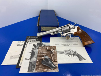 1982 Smith Wesson 66-2 .357 Mag Stainless 6" *ULTRA SCARCE 6" MODEL*