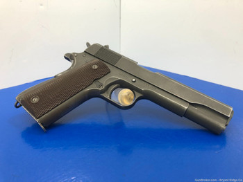 Remington Rand 1911A1 45acp *AMAZING WWII PRODUCTION* US Property Example