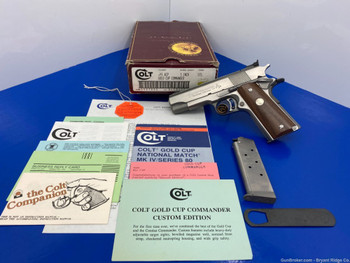1990 Colt Gold Cup Commander .45 Acp *172 OF ONLY 500 EVER MADE* Super Rare