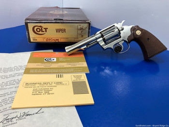 1977 Colt Viper .38 Spl 4" *ULTRA RARE & LIMITED MANUFACTURED PISTOL*