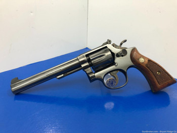 1956 Smith Wesson K-38 Masterpiece .38 S&W Spl Blue 6" *PRE-MODEL 14*