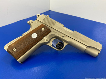 1974 Colt Combat Commander .45Acp 4" *RARE SATIN NICKEL FINISH*