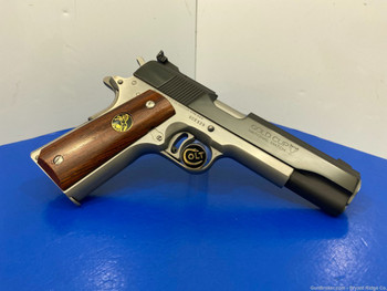 1987 Colt Gold Cup Elite .45 ACP Blue/Stainless 5" *EXTREMELY RARE MODEL*