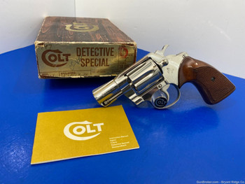 1944 Colt Detective Spl .38 Spl Nickel 2" *SECOND ISSURE MODEL!*