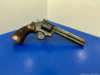 1985 Smith Wesson 586 .357 Mag Blue 6" *NO DASH DOUBLE ACTION REVOLVER*