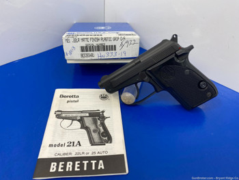 Beretta Mod. 21A Bobcat .22 LR Matte Black 2.4" *MINT CONDITION EXAMPLE*