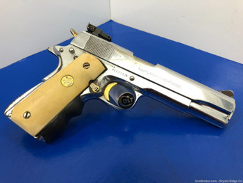 1978 Colt MKIV Series 70 .45 ACP Nickel 5" *LEGENDARY COLT MKIV SERIES 70*