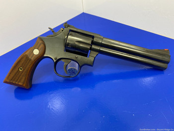 1984 Smith Wesson 586 .357 Mag Blue 6" *NO DASH DOUBLE ACTION REVOLVER*