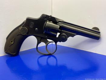 Smith Wesson Safety Hammerless 3rd Model .32 S&W Blue 3" *VINTAGE S&W DA*