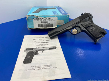 Norinco Tokarev 213 9x19mm Satin Blue 4 1/2"*AWESOME ONE YEAR IMPORTATION*