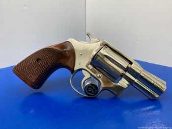 1977 Colt Detective Spl .38 Spl Nickel 2" *SECOND ISSUE MODEL*