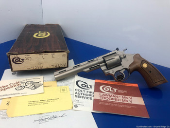 1983 Colt Trooper MKV 357mag "COLT GAURD FINISH MODEL" Amazingly Rare Model
