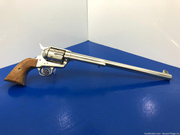 1980 Colt Buntline Single Action Army .44 Special 12" *RARE NICKEL FINISH*