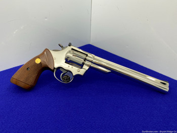 1980 Colt Trooper MKIII .22 Mag Rimfire Nickel 8" *ULTRA RARE MODEL*
