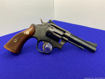 1954 Smith Wesson K-22 Masterpiece 3rd Model .22 LR Blue 4" *GORGEOUS*