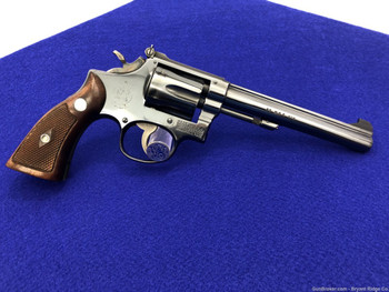 1960 Smith Wesson 48 .22 MRF Blue 6" *AWESOME PINNED AND RECESSED MODEL*