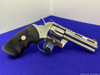 1995 Colt Python .357 Mag 4" *ULTRA RARE FACTORY BRIGHT STAINLESS MODEL*