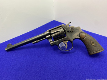 Smith Wesson Model 1905 2nd Change .38 Special Blue 6" *EARLY HAND EJECTOR*