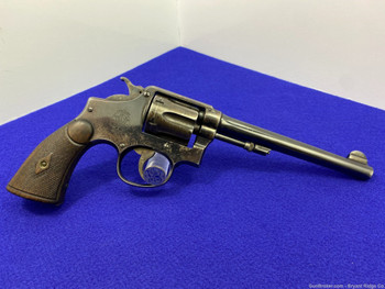 Smith Wesson Model 1905 2nd Change .38 Special Blue 6" *EARLY HAND EJECTOR*