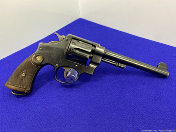 Smith Wesson .455 MKII Hand Ejector 2nd Model .455 Webley Blue 6.5" 