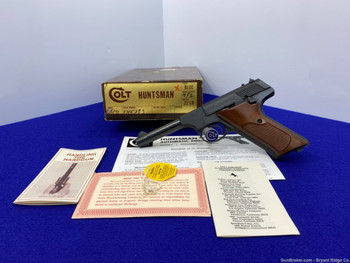 1975 Colt Huntsman .22LR Blue 4.5"*INCREDIBLE HIGH CONDITION COLT HUNTSMAN*