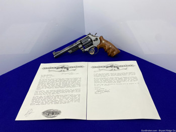 1955 Smith Wesson Pre-Model 27 .357 Magnum Blue 6" *PINNED & RECESSED*
