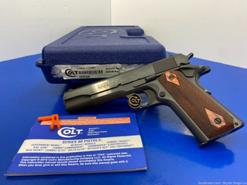 Colt Series 80 Government Model .45 ACP Blue 5" *LEGENDARY COLT 1911*