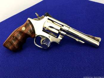 1977 Smith Wesson 48-4 .22 MRF 4" *RARE AND DESIRABLE NICKEL FINISH*