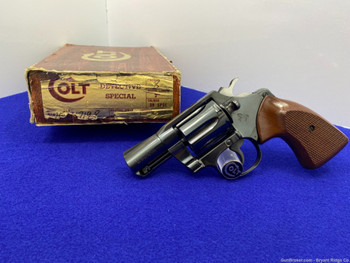 1977 Colt Detective Special .38 Spl Blue 2" *THIRD ISSUE MODEL!*