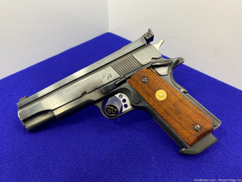 1977 Colt MKIV Series 70 Gold Cup National Match .45 ACP Blue 5"*BEAUTIFUL*