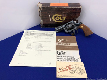 1983 Colt Python .357 Mag Blue *ULTRA RARE 3" BARREL MODEL* Coveted Python 