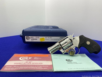 1996 Colt SF-VI 38spl GORGEOUS BRIGHT STAINLESS 2" *1 YEAR ONLY PRODUCTION*