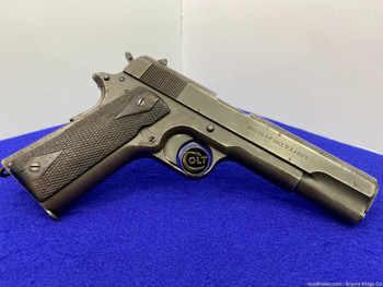 1918 Colt 1911 US Army .45 Blue *AWESOME EARLY COLT MODEL OF 1911*