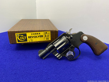 1968 Colt Cobra .38 Special Blue 2" *GORGEOUS FIRST ISSUE MODEL*