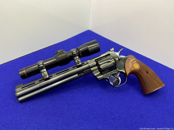 1983 Colt Python Silhouette .357 Mag Blue 8" *ULTRA RARE SCOPED PYTHON*