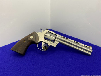 Colt Python .357 Magnum 6" *ABSOLUTELY BREATHTAKING STAINLESS FINISH*