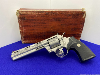 1983 Colt Python -Silver Snake- .357mag Stainless 6" *1 of ONLY 250 MADE*