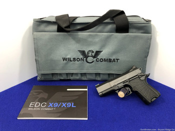 Wilson Combat EDCX9S 9mm Blue 3 1/4" *PHENOMENAL QUALITY*
