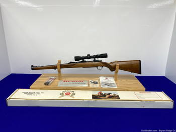 2000 Ruger M77RSI Mark II .308 Win Blue 18.5" *DESIRABLE MANNLICHER MODEL*