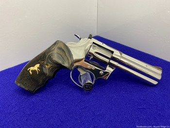 1987 Colt King Cobra .357 Mag Stainless 4" *BREATHTAKING BRIGHT STAINLESS*