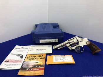 2010 Smith Wesson 58-1 .41 Mag 4" *GORGEOUS DESIRABLE BRIGHT NICKEL FINISH*