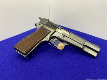 1981 Browning Hi Power .30 Luger Blue 4 5/8" *SCARE .30 LUGER CARTRIDGE*