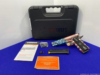 Taurus PT1911 9mm 5" *CUSTOM CERAKOTE AMERICAN FLAG FINISH*