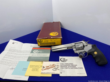 1988 Colt King Cobra .357 Mag Stainless 6" *2nd YEAR OF PRODUCTION MODEL*