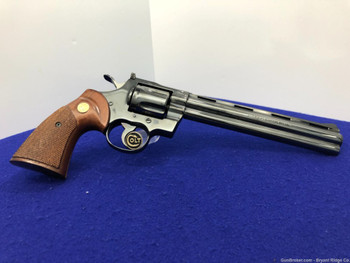 1981 Colt Python .357 Mag Blue *DESIRABLE 8" VENT RIB BARREL MODEL*