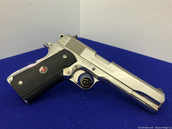 1991 Colt Delta Elite 10mm *ULTRA RARE FACTORY "ULTIMATE" BRIGHT STAINLESS*