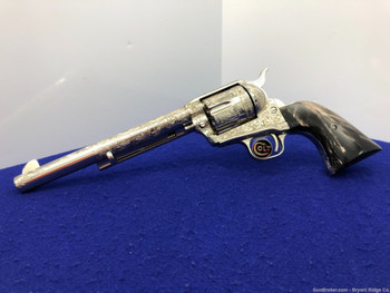 Colt Single Action Army 45colt Nickel 7 1/2" *BREATHTAKING MASTER ENGRAVED*